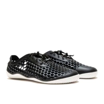 Vivobarefoot Ultra III Bloom - Miesten Road Juoksukengät Mustat - PVT649038